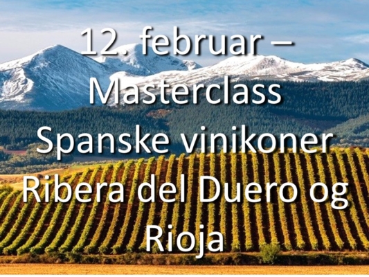 12. februar - Spanske vinikoner Masterclass