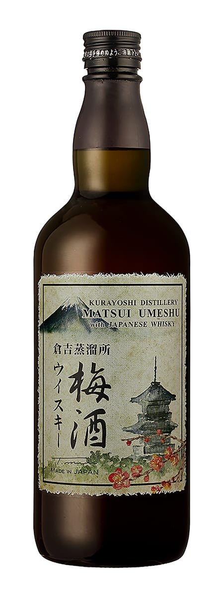 Matsui Umeshu with whisky