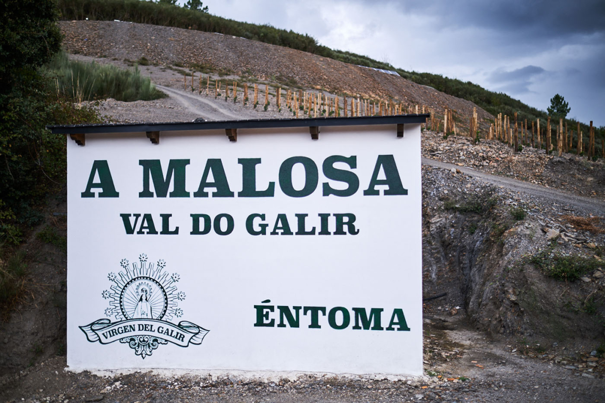 Val do Galir a Malosa vinmark i Galicia
