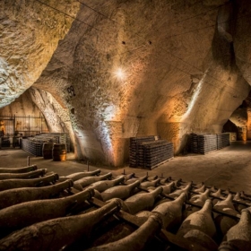 Lagring av champagne