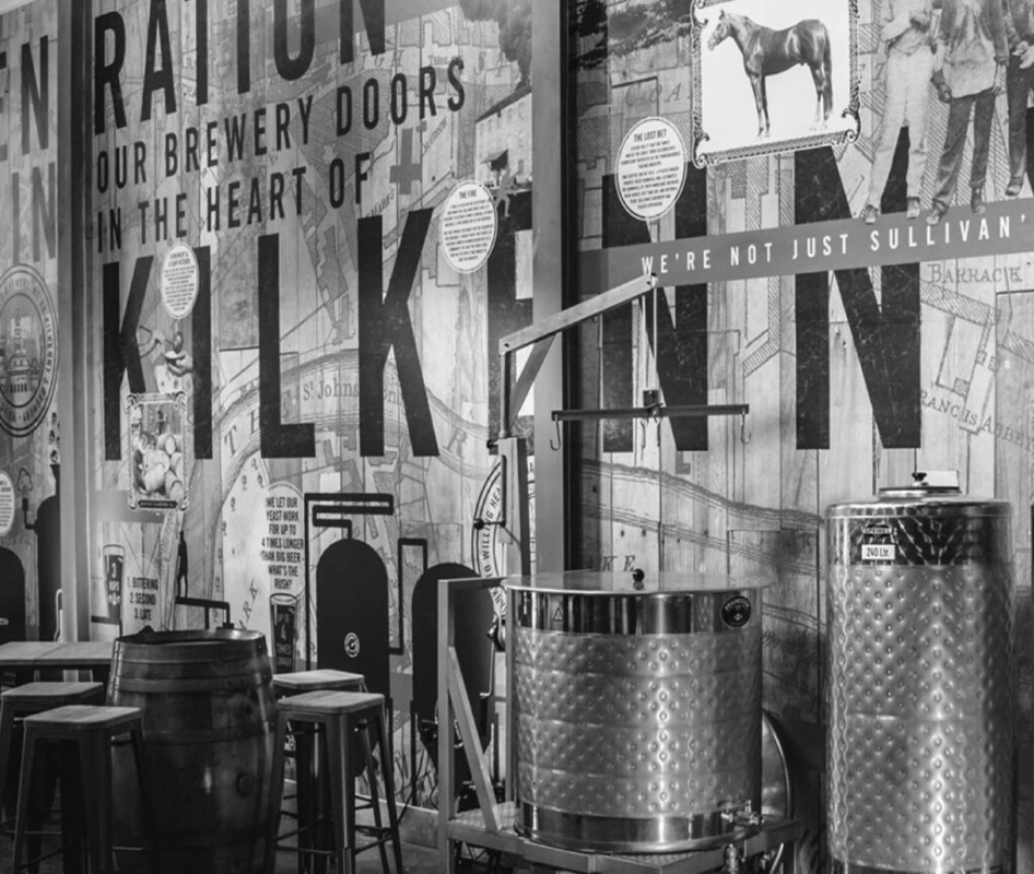 Brygghuset til Sullivan's Brewing Company i Kilkenny Irland