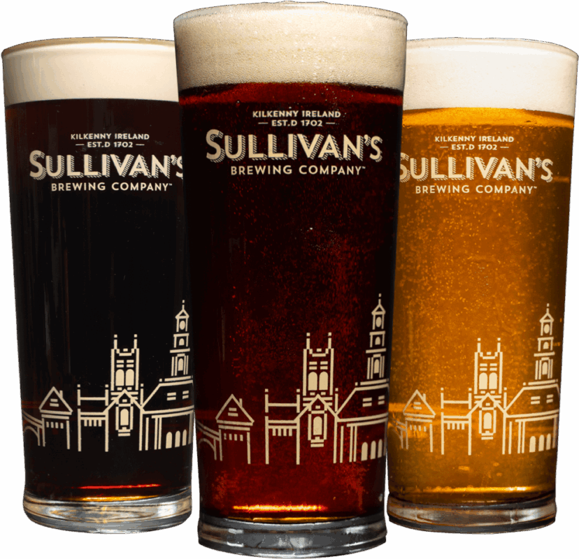 Ekte irsk håndverksøl fra Sullivan's Brewing Company Kilkenny Irland