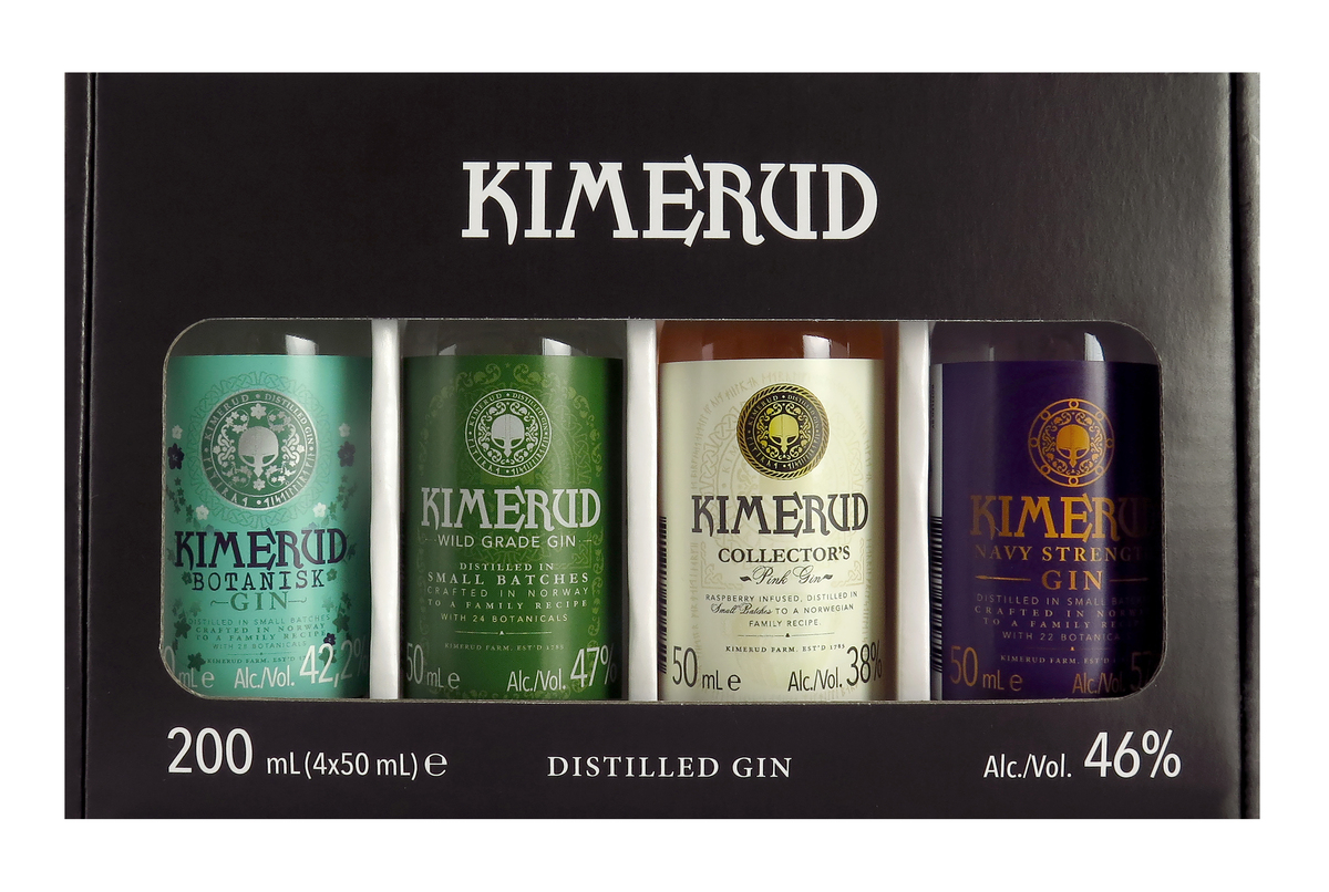 Kimerud Distilled Gin (4x5cl)