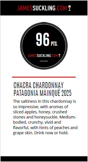 Chacra Chardonnay Patagonia Mainqué 2025